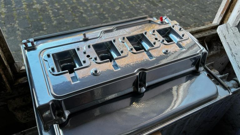 Ventildeckel chromeffekt beschichtet Strahlarbeiten Pulverbeschichtungen Dietzhölztal